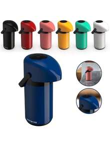 Garrafa Térmica Verona 600ML Café Chá Leite Água Quente Fria Qualidade Premium - Unitermi - Azul - Visão 5
