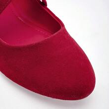 Pakar Zapaterias Clasben Women's Ballerina Shoes In Red - 紅色 - 查看 4