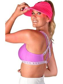 Women Beret Hats - Neon Pink - View 2