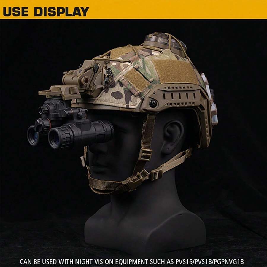 Tactical Helmet Night Vision Goggles Mount L4G24 NVG Mount For PVS 15/18 GPNVG18 - 黑色 - 查看 1