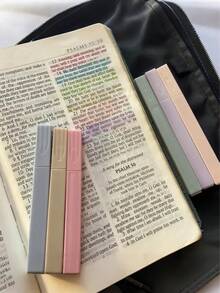 Zestaw 12/6 wielokolorowych długopisów żelowych, miękkie, kolorowe zakreślacze Soft-Cut, nie rozmazują się, nie rozmazują się, nadają się do studiowania Biblii i prowadzenia dziennika, odpowiednie dla uczniów w wieku 14+ lat, idealne jako przybory szkolne i prezenty na nowy rok szkolny