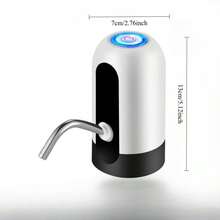 1pc USB Rechargeable Electric Water Bottle Pump, Automatic Drinking Water Pump Suitable For 3-5 Gallon Universal Water Bottles, Portable Camping Water Dispenser - Multicolor - View 5