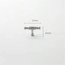 1pc Aluminum Alloy Black/Copper/Brushed Silver/Nickel Cabinet/Drawer Knob, Wardrobe Door Pull Handle, Furniture Hardware - Multicolor - View 14