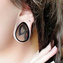 2PCS Classic Heart Ear Gauges 316L Stainless Steel Tunnels Plugs Expander Stretchers Piercing Women Men Body Jewelry Hypoallergenic Valentines,Mom,Mother,Mother's Day,Gift