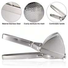 Large Stainless Steel Potato Ricer Masher Fruit Press Juicer Crusher Squeeze &UK - 預設 - 查看 6