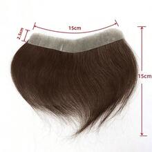 100% Human Hair Toupee For Men, PU Material Hairline Topper, Suitable For Receding Hairline, Natural Hairline Replacement System - Multicolor - View 12