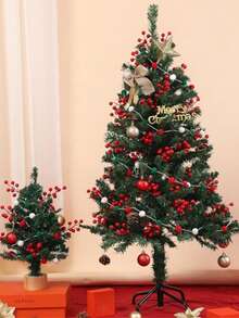 10pcsChristmas Tree Branch Red Berry Stem Decoration Christmas Tree Holiday DIY Handicrafts Christmas Ornaments Wedding Home Decoration Christmas Tree Red Berry Stem Decoration - Artificial Flowers And Holly Berry Branch Fake Decoration Christmas Winter Holiday Home Decoration - Multicolor - View 7