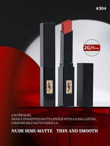 Yves Saint Laurent Yves SaintLaurent Rouge Pur Couture The Slim 絲絨顯色唇膏 #304 Beige Instinct 2g/0.07 Oz | 高顯色、霧面絲絨妝效，打造大膽持久色彩 | 不暈染不龜裂 | 輕盈不乾澀、不黏膩質地 - 304 Beige Instinct - 查看 3