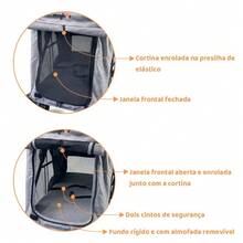 Mighor Carrinho de passeio para Pet, animal de estimação, cachorro, cão, gato de grande porte até 30 Kg - Cinza - Visão 5