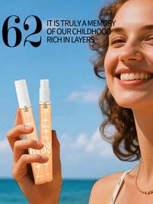 1/4 Pieces 10ml Brazilian Perfume Spray With Gift Box, Pistachio, Plum, Jasmine, Sandalwood, Salted Caramel, Caramel Vanilla Limited Edition Multi-Layer Aromatherapy Series, Long-Lasting Natural Fresh And Charming, Daily Essential Decoration, Floral Fruity Citrus Woody Aquatic Ocean Sea Sand Fragrance, - Khác - Xem 7