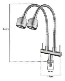 Kitchen Faucet - Silver - View 2