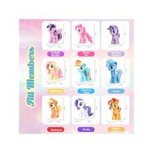 Hasbro 30 厘米我的小马驹毛绒动物玩偶，暮光闪闪萍琪派小蝶彩虹冲刺官方授权角色，适合女孩的柔软可拥抱毛绒玩具，适合女孩的理想生日假期可爱礼物 - 稀有度 - 查看 10