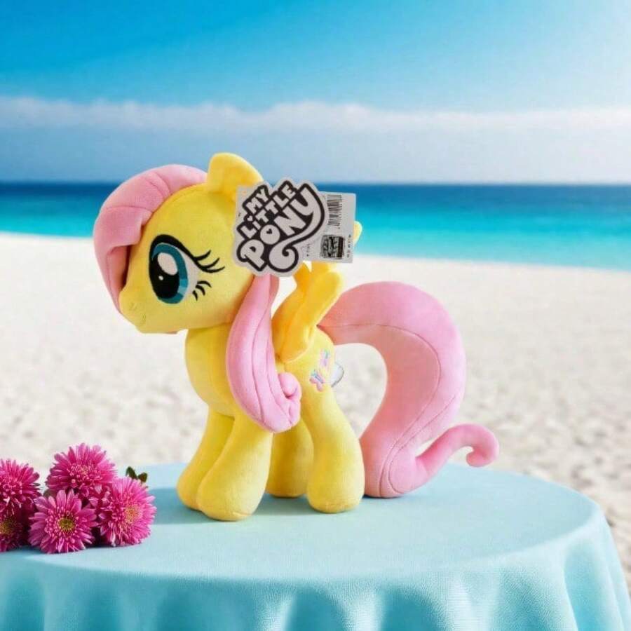 Hasbro Hasbro 我的小马驹 30 厘米毛绒玩具,官方正品暮光闪闪萍琪派小蝶彩虹冲刺毛绒玩具,适合女孩的柔软可拥抱毛绒玩具,适合女孩的理想生日假期可爱礼物 - 小蝶 - 查看 1