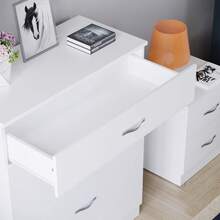 Vida Designs Pine Chest Of Drawers, 5 Drawer With Metal Handles & Runners, Unique Anti-Bowing Drawer Support, Riano Bedroom Furniture - White - View 4