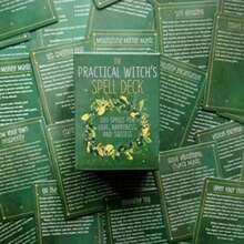 100 Spells Witchcraft Card Deck For Beginners And Collectors, Practical Witch's Deck For Love, Happiness, Success, Self-Care, Manifestation, Mindfulness, Meditation, Spiritual Growth & Positive Energy - 1套 - 查看 4