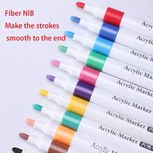 24/36 couleurs Stylos feutres, stylos de coloriage pour le dessin, l'écriture, le graffiti, la coloration des enfants. Ensemble de stylos de graffiti, de marqueurs, de stylos aquarelle offrant de riches capacités créatives de dessin et d'écriture pour les enfants. Opaques, empilables, imperméables, séchage rapide, stylos aquarelle peints à la main.