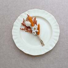 Mini Dried Flowers, Bridesmaid Bouquets, Wedding Wrist And Chest Flowers, Party DIY Crafts, Home Desktop Decorations, Wedding Vases For Brides And Bridesmaids, DIY Dable Decorations, Christmas, Halloween, Thanksgiving, Fall Harvest Decorations.