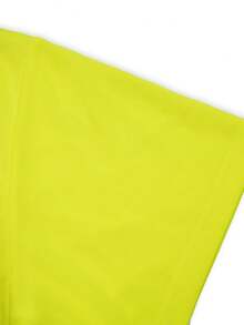 5PCS Men's High-Visibility Safety Short Sleeve Work Shirt With Reflective Stripes - Yellow - View 9