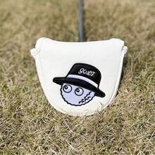 1 pieza Funda de putter de golf con diseño de medio círculo, accesorio de golf - Multicolor - Ver 7