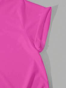 Playera camiseta basica estampada grafica dama mujer manga corta cuello redondo estampado frase frases chusca chistosas graciosas letra letras cursiva manuscrita no estoy enojada asi es mi cara ironia meme gym gimnasio ejercicio aesthetic regular casual comoda fresca ligera suave moderna juvenil romantica bohemia salida casa diario dia playa calor primavera verano oficina versatil creativa - Rosa Fucsia - Ver 4