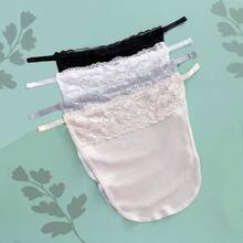 4 PCS New High-End One-Piece Tube Top Anti-Exposure Artifact Modal Silk Crotch Lace Half-Wrapped Chest Cover - 彩色 - 查看 2