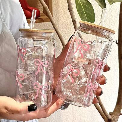 Vaso de paja con tapa de madera y gran lazo, para uso doméstico