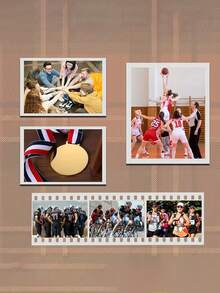 1pc Customized Metal Tag, Customized Medal, Wheat Edge Medal, Zinc Alloy Material, Children's Competition Medal, Sports Event Marathon Honor Badge, Can Be Used As Children's Encouragement Gift, Customized Wedding & Event - Multicolor - View 5