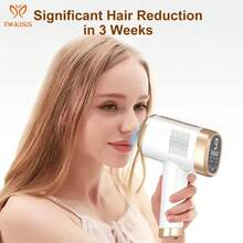 PAKISS FY-B505BG IPL Hair Removal Device Hair Remover For Women/Men, 9 Levels, Auto/Manual Modes, Full Body Use (Face, Legs, Underarms, Bikini) - Mother's Day/Father's Day Gift Double Fluorescent Tubes, Large Window For More Efficient Hair Removal - 查看 2