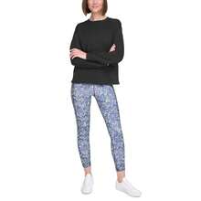 Calvin Klein Performance T-Shirt Women's Small Black Cotton Crew Neck UPS654 - 黑色 - 查看 3
