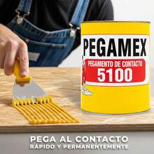 VINILMAX Resistol 5100 Pegamento de Contacto Profesional 250 ml | Adhesivo Multiusos Súper Fuerte, Flexible y Resistente al Agua y Calor | Ideal para Madera, Metal, Cuero, Plástico, Textiles, Alfombra y Más | Uso Doméstico, Industrial y de Taller - 250 ml - Ver 6