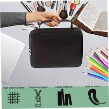 NASSMOSSE Cubierta bíblica Oxford Tela Biblia Bolsa bíblica portátil con asa, Cremallera y Muchos internos de la Iglesia Protectora de Bolsillo Manga para niñas Mujeres Hombres Hombres - 1 - Ver 6