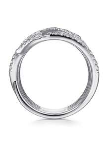 1 Pair Luxury Cubic Zirconia Ring Earrings For Women For Wedding Engagement Anniversary Party Jewelry Valentine's Day Gift - 1# - View 3