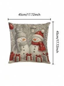 1 pièce Chemin de table bonhomme de neige de Noël, chemin de table décoratif de Noël, chemin de table style lin de Noël, chemin de table, chemin de table, 1 pièce chemin de table, 4 pièces sets de table, 1 pièce housse de coussin, 3 produits disponibles, décoration saisonnière d'intérieur/extérieur pour fête d'hiver, décoration de Noël pour la maison, décoration de chambre de Noël, fournitures de fête de Noël