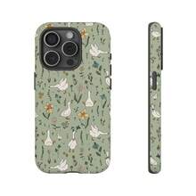 Silly Goose Phone Case Funny Animal Lover Gift Protective Case Cottagecore Theme Gift For Her  16 Tough Case  Floral Bird Lover - Mixed Color 1 - View 1