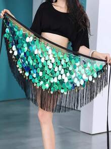 إكسسوارات رقص البطن، إكسسوارات الجمباز والتشجيع، سلسلة خصر رقص البطن، تنورة رقص البطن، سلسلة خصر للأداء، إكسسوارات رقص لامعة، مناسبة لجميع الفصول