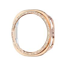 1pc Women Jewelry Bling Rhinestone Metal Dressy Watch Band + 1pc Bling Watch Case Compatible With Samsung Galaxy Watch 8 40mm 44mm, Compatible With Galaxy Watch 7 40mm, 44mm (NO Screen Protector) - Rose Gold - View 7