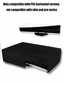 PS 5/PS 5 Pro 主机防尘罩，适用于光盘版和数字版，保护套，便携 - 黑色 - 查看 9