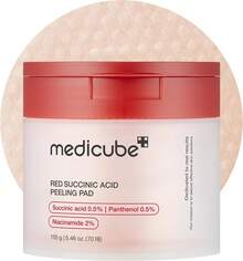 Red Succinic Acid Peeling Padsㅡ70 Count (Pack Of 1)
