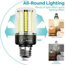 E26/E27 LED Corn Light Bulb 20W Indoor Kitchen Bathroom Bedroom Bright Recessed Ceiling Chandelier Lamps Bulbs AC85-265V Shop Office Candle Lamp E14 Hallway Reception Room Study Spotlight B22 No Flicker Eye Protection Home Decoration Lighting 3.5W/5W/7W/9W/12W/15W Soft Warm/Cool White 28/40/72/108/132/156/189leds