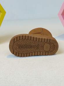 儿童踝靴，2025秋冬新款童鞋，女童幼儿靴，男女童休闲软底踝靴 - 黃色 - 查看 8