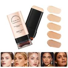 5Color Dual -Ended RAVE LADY Foundation Concealer Stick, Dual-Endedwith Built-In Brush, Moisturizing & Lightweight - 01# IVORY - 查看 11
