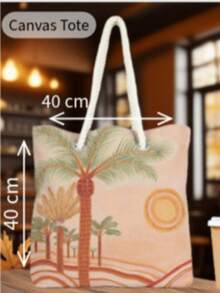 This Summer's Must-Have Bag! – Rope Handle Shoulder Bag | 40x40 Cm | Made In Turkey - Black - View 3