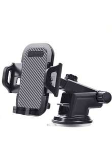 Universal Car Phone Holder, Upgraded Car Phone Holder With Strong Suction, Suitable For All Smart Phones, Travel Essentials Car Essentials Car Interior Accessories. Compatible With IPhone, Android Phone, Gift For Birthday, Family, Friends Phone Stand Phone Accessories - 黑色 - 查看 7