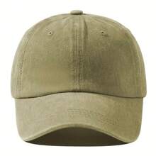 Neutral Retro Washed Baseball Cap - Lightweight Trucker Hat With Structured Six-Panel Design, Pre-Curved Brim, And Breathable Holes For Outdoor Sun Protection (Multiple Colors Available), Non-Stretch Fabric - Coffee Brown - View 6