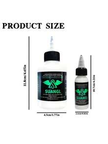 Tattoo Transfer Glue 1.01oz And 4.06oz - Odorless, Portable, Suitable For Tattoo Painting, Body Art, Makeup - Professional -DIY Use, Essential Tattoo Supplies - 彩色 - 查看 8