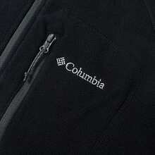 Columbia Chaqueta de forro polar con cremallera completa Fast Trek™ II, deportes al aire libre de ciudad para hombres - Negro - Ver 5