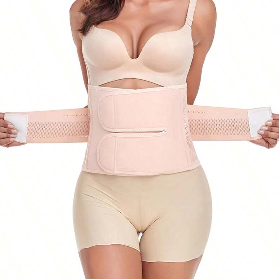 1 pieza Faja postparto para recuperación de cesárea, faja de soporte lumbar, envoltorio para el vientre, banda para el vientre, ropa moldeadora, cinturón abdominal para después de la cirugía - Multicolor - Ver 1