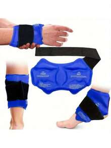 1pcsReusable Hot Cold Gel Pack For Knee Ankle Wrist - Adjustable Comfort Wrap - Flexible Support Pad For Joints - Multicolor - View 10