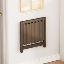 Foldable Bamboo Bench - Wall Mounted Ultra-Thin Shoe Changing Stool For Entryway, Space-Saving & Formaldehyde-Free (Odorless, Reinforced Sturdy, Minimalist Design)