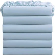 Extra Deep Pocket Microfiber Fitted Bed Sheets - Solid Colour Pattern - Machine Washable - Cream - View 11